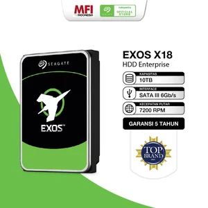 Harddisk Seagate EXOS X18 HDD / Hardisk Enterprise 10TB SATA 7200RPM