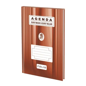 Buku Agenda Bamboo BUKU AGENDA SURAT KELUAR & MASUK HARDCOVER folio