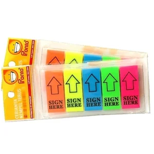 Kertas Memo & Sticky Notes Sticky Notes SIGN HERE 5 Warna