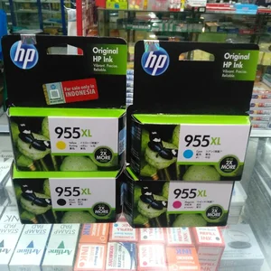 Tinta Printer Hp 955XL black cyan magenta yellow ink catridge original