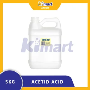   acetic acid    Biang Cuka Kimia Kemasan ACETID ACID  ASAM ASETAT ASAM GLASIAL CUKA 5 KG 