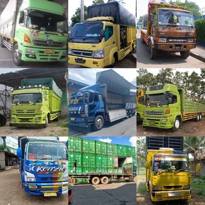 truk kargo Jasa pengiriman barang dalam negeri melalui darat dan laut