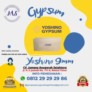 Gypsum Board Yoshino tebal 9mm