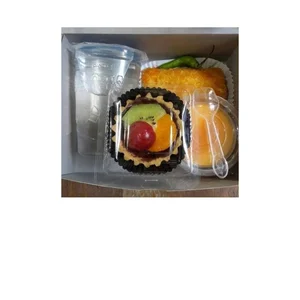 Snack Box ( Pudding Risol Pai Buah dan Air )