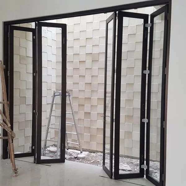Pintu Lipat Allumunium per Daun
