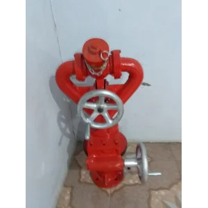 Fire Water Monitor Hand Gear with Ballvalve 3"x2 1/2"