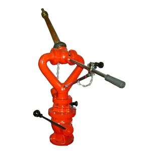 Fire Water Monitor Hand Operated with ballvalve 3 in x 2 1/2 in