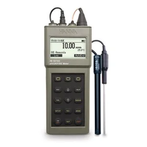 Alat Ukur Kadar Ph Dan ORP Dan ISE Waterproof Portable Meter  HI 98185