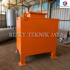 Tangki Solar Kotak 1000 Liter Mildsteel Tangki Kubus Tangki Persegi Fuel Tank Cube Custom Tangki Bahan Bakar Kotak