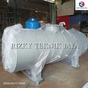 Tangki Solar 3000 Liter Tangki Genset Mildsteel Custom SS400 Cylinder Tangki Bahan Bakar Solar Bensin Pertamax Air