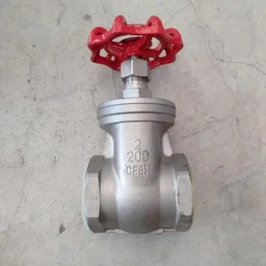 Gate Valve Stainless steel 316 3/4" Gate Valve Stainless Steel 316 3/4 Inch Valve Buka Tutup Aliran Industri DN20