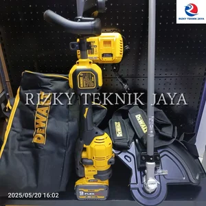 Mesin Potong Rumput Cordless DEWALT DCMAS5713X1 Mesin Potong Rumput Baterai Cordless Brushless Split Boom String Trimmer 54/60V 38cm DCMAS5713