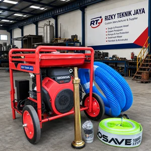 POMPA PEMADAM KEBAKARAN GX 690 HONDA FIRE PUMP 25 HP BENSIN ELEKTRIK STARTER MESIN BENSIN FIRE FIGHTING PUMP HONDA GX690