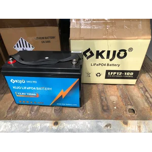 Lithium Battery Lifepo4 Merk KIJO 12.8V 100Ah for solar cell
