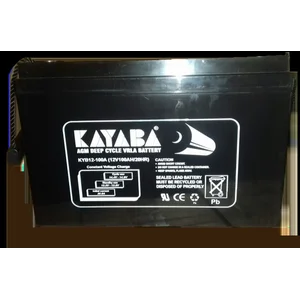 Baterai Solar panel Accu VRLA Kayaba 12v 100ah untuk solar panel pjuts dan UPS