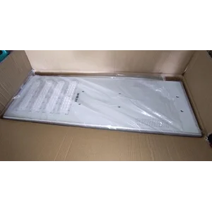 Lampu jalan pju All in one ICOM AIOM 80watt tenaga surya komplit Tiang pju aio 6m okta galvanish