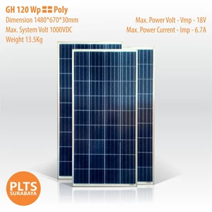 GH Solar Panel 120 Wp Poly