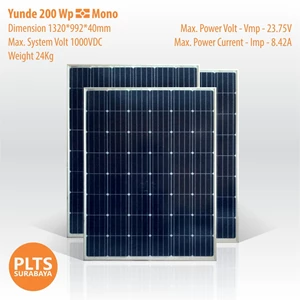 Yunde Solar Panel 200 Wp Mono