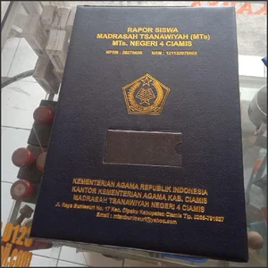Map Ijazah atau Map Lapor Sekolah SD SMP SMA