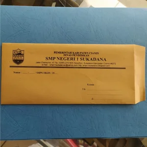 School Envelope SD SMP SMA