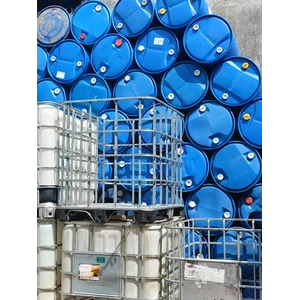 Drum Plastik Biru - 200L (Sudah Dilubangi)