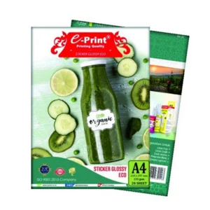 Kertas Glossy E Print Sticker Photo Paper A4