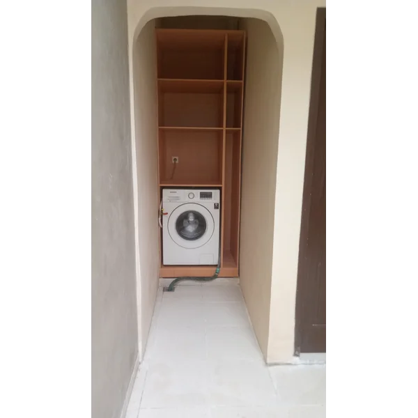 Lemari Laundry lemari kaca AJK