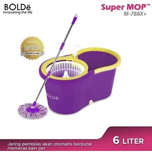 mop alat pel + mop + kapasitas 1 liter air