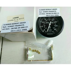 DATCON 103686 MPU TACHOMETER 12V 0-4000 RPM COMPLETE HOUR METER ...