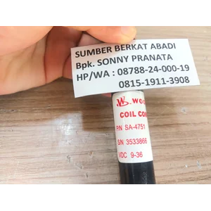 SOLENOID SA-4751 SA4751 SA 4751 3972266 COIL COMMANDER SA-4634-12 SA463412 SA 4634 12 - 9VDC-36VDC - 6 WIRES - 6 KABEL