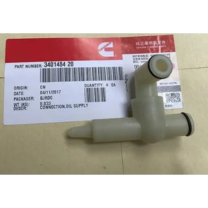 CUMMINS 3401484 OIL SUPPLY CONNECTION 3883560 3882588 3882587 3401483 3401482