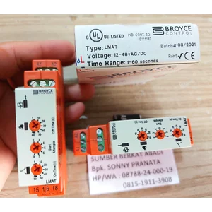 BROYCE CONTROL LMAT 12-48 VAC/DC MULTI ATTEMPT TO START TIMER 1-60 SECONDS B8MAT B 8 MAT
