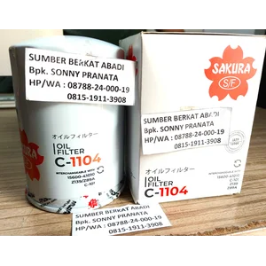 SAKURA C-1104 C 1104 OIL FILTER C1104 15600-41010 15600 41010 1560041010 Z139/Z89A C-101 C 101 C101