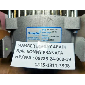 PRESTOLITE 861308 8RG3095 ALTERNATOR 24V 80A 51261017290 51261017308 X5162100004 X51621300004 X51621300032 X5162130004 X57521300023 MDP2933 MDP3938H MDP3938HP MDP3941 MDP3941H MDP3941H-1 MDP3941H-2 - GENUINE