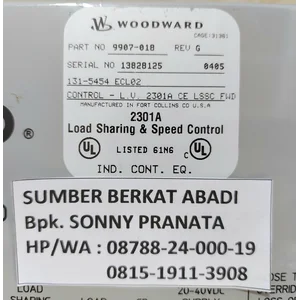 WOODWARD 2301A 9907018 9907-018 9907 018 LOAD SHARING AND SPEED CONTROL 9905377 9905-377 9905 377 - SECOND - GENUINE