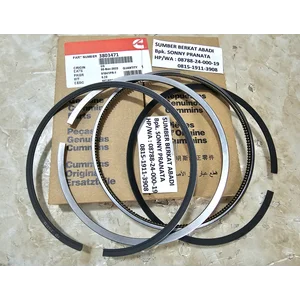 CUMMINS 4089811 3803471 3260571 PISTON RING SET 3082580 3103159 3012332 3103157 3801755 3801049 3262393 218025 216983 3056429 4058969 3801049 3025088 3800078 - 1 KOTAK ISI 4 RING - UNTUK 1 PISTON