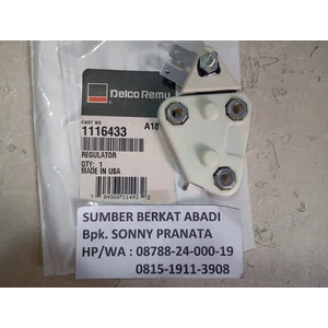 DELCO REMY 1116433 VOLTAGE REGULATOR 12 VOLT HEAVY DUTY UNI0709 UNI 0709 SWITCH 433 17M13A 43317M13A - 12V - GENUINE MADE IN USA