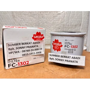 SAKURA FC-1302 FC1302 FC 1302 FUEL FILTER 23401-1131 23401-1132 23401-1133 20801-02112 23303-87306 23304-78010 W9501-B1001