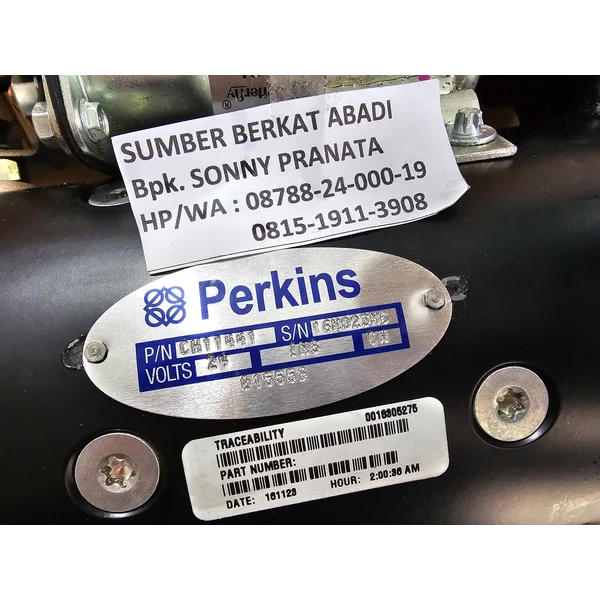 PERKINS CH11441 CH-11441 STARTER MOTOR CH 11441 50MT 3651890 10479339 10479346 3496530 3651893 3651892 10R9816 10R-9816 50 MT 10479346 1109222 DELCOREMY 3636821 50 MT 237-1962 2371962 237 1962 10R 9816 594-8720 5948720 - 24V 9KW 11T - GENUINE