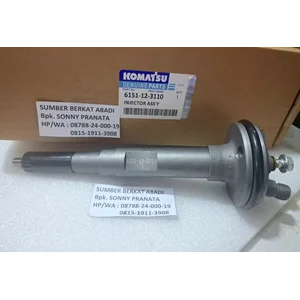 KOMATSU 6151-12-3110 INJECTOR ASSY 6151123110 6151-12-3100 NOZZLE 6151 12 3110 INJECTOR 6151123100 ASSY 6151 12 3100 - S6D125E-2 D85 6D125-2 SAA6D125E-2