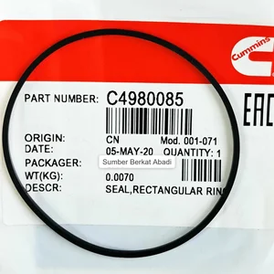 CUMMINS 4980085 SEAL O RING RECTANGULAR