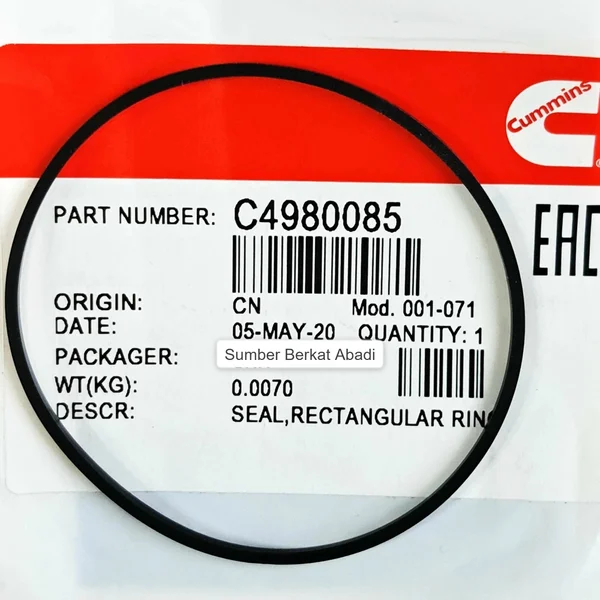 CUMMINS 4980085 SEAL O RING RECTANGULAR