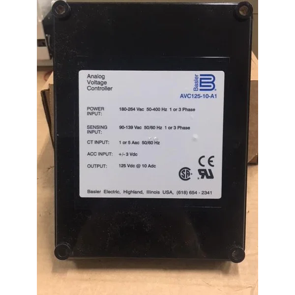 BASLER AVC125-10-A1 ANALOG VOLTAGE CONTROLLER AVC 125-10-A1 AVC12510A1 AVC 125 10 A1 AVC125 10A1 AVC125-10A1 - GENUINE ORIGINAL