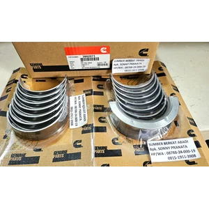 CUMMINS 3802071 MAIN BEARING SET 4955860 3929022 3929017 - OVER SIZE 0.25MM - 1 KOTAK ISI 14 BEARING - 4BT 6BT