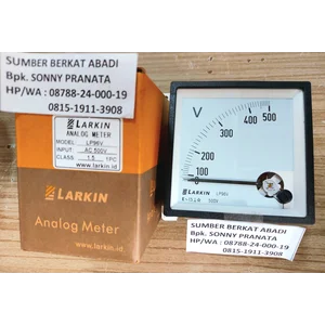 VOLT AC METER JARUM ANALOG 0 - 500 VAC - 96mm x 96mm - LP96V LP 96V - VOLT METER 0-500 VAC