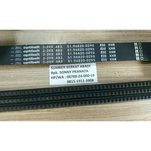 OPTIBELT 51968200295 OPTIBELT 3-3VX 483 51.96820-0295 FAN BELT - GERMANY