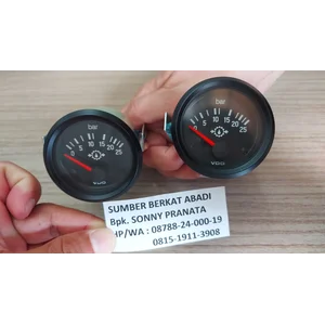 VDO 350-040-005 350040005 COCKPIT INTERNATIONAL VDO 350 040 005 GEAR OIL PRESSURE 25 BAR 52 MM 24V - 25BAR 52MM 24V - GENUINE