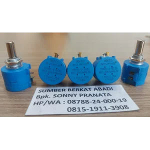 Potentiometer Mexico BOURNS 20K Ohm 20 K Ohm 10 Putaran PN 3590S-2-203L - GENUINE