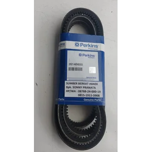 PERKINS 2614B550 FAN BELT 2614B650 V-BELT - ISI 2 UNITS - GENUINE ORIGINAL