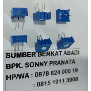 TRIMPOT 3386 102 1K Ohm 1 K OHM - 3 KAKI - CW - 3386P-1-102LF